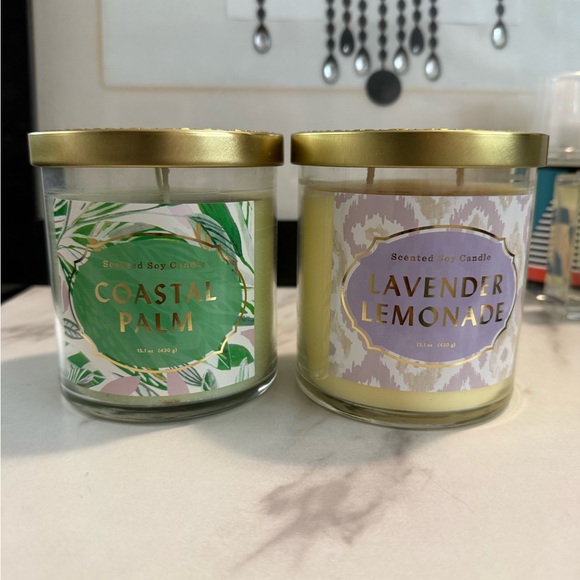 Opalhouse Other - Opalhouse Scented Soy Candles with Gold Lids